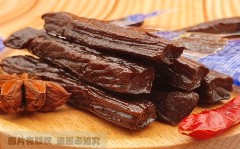 内蒙古蒙珍牛肉干拆袋细节图