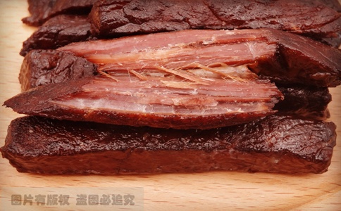 内蒙古爱里有家牛肉干手撕纹路实拍图片