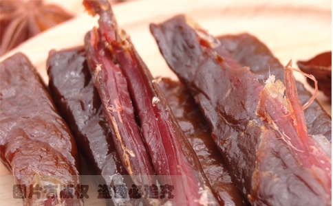 蒙都风干牛肉干手撕肉质特显图片