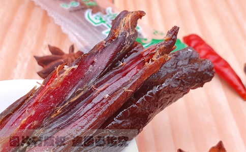 蒙都牛肉干肉质特显图片